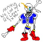 Создать мем: disbelief papyrus phase 2, папирус undertale дисбелиф, папирус undertale disbelief