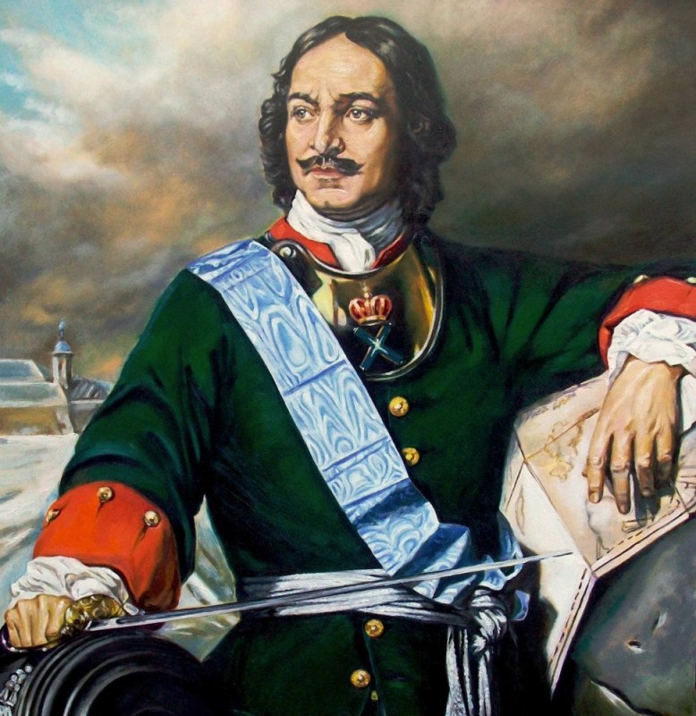 Create meme: portrait of Peter 1, Peter the great, portrait of Peter the great