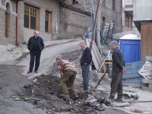 Create meme: cleaning, collapsed wall in Smolensk, digging Bob picture