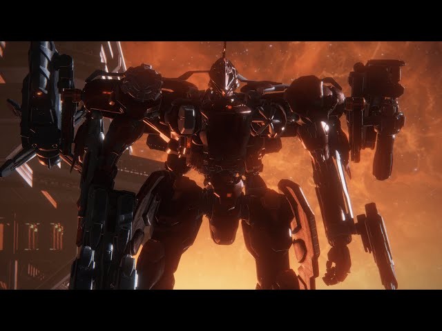 Создать мем: armored core vi fires of rubicon, armored core 6, звёздный десант мародёр робот