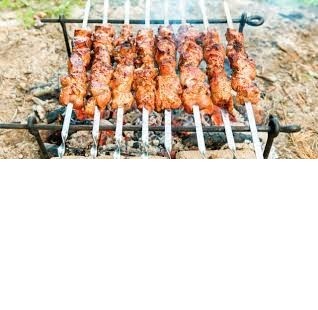 Create meme: the best shop kebab, shish kebab is fried, barbecue with juice