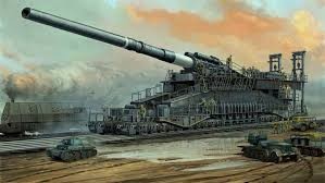 Создать мем: немецкая мортира густав, артиллерийское орудие, большая пушка