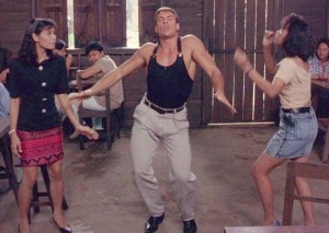 Create meme: Jean-Claude van Damme dance, Jean-Claude van Damme dance from kickboxer movie, meme Vandam dancing