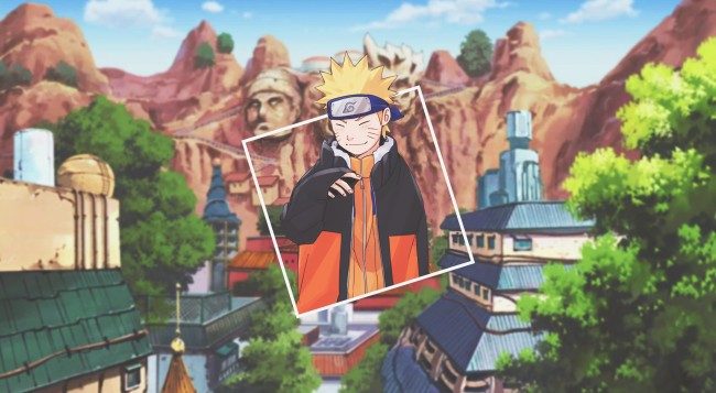 Create meme: naruto backgrounds, residence of hokage boruto, konoha 's background