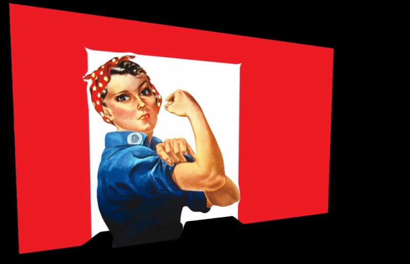 Создать мем: советские плакаты про женщин, советские плакаты, we can do it!