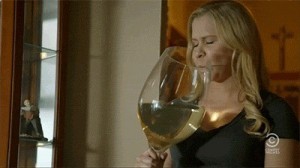 Create meme: just one glass of wine meme, large wine glass joke, wine glass