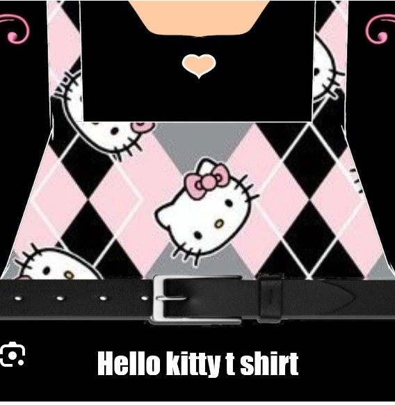 Create meme clothes in the t shirt roblox, hello kitty aesthetics, shirt  for roblox - Pictures 