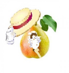 Создать мем: желтая слива, манго на прозрачном фоне, с добрым утром яблоки