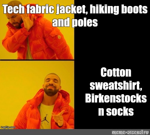 birkenstock with socks meme