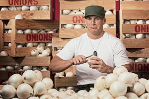 Create meme: Papa Johns, cutting onions, Seth Rogan full raskolbas