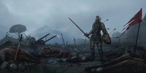 Создать мем: средневековое поле боя, игра plague tale, последний воин на поле боя