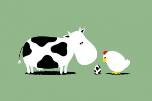 Create meme: cow cow, background cow, cow illustration