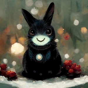 Create meme: the white rabbit from Alice in Wonderland, black rabbit, rabbit Alice in Wonderland
