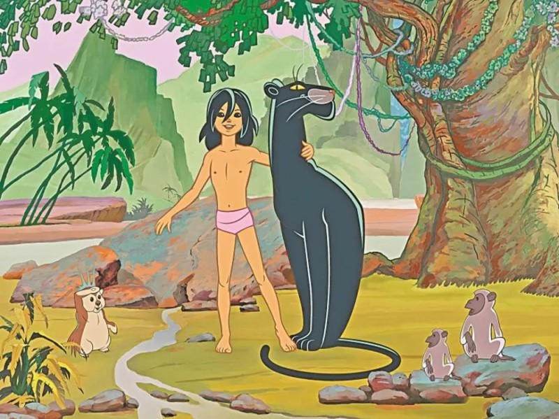 Create meme: mowgli the panther, mowgli characters, mowgli's fairy tale