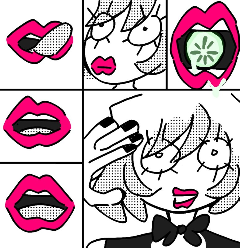Создать мем: поп арт женщина, поп арт губы, губы иллюстрация
