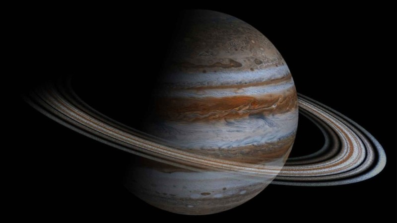 Create meme: planets of the jupiter solar system, saturn and jupiter, rings of jupiter