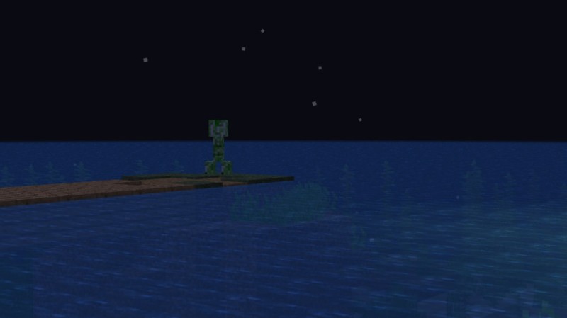 Create meme: minecraft , minecraft creeper , ocean minecraft