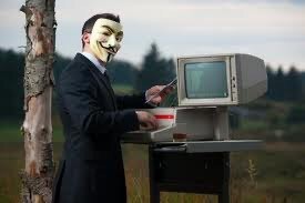 Create meme: anonymous, Mr. anonymous, hacker anonymous