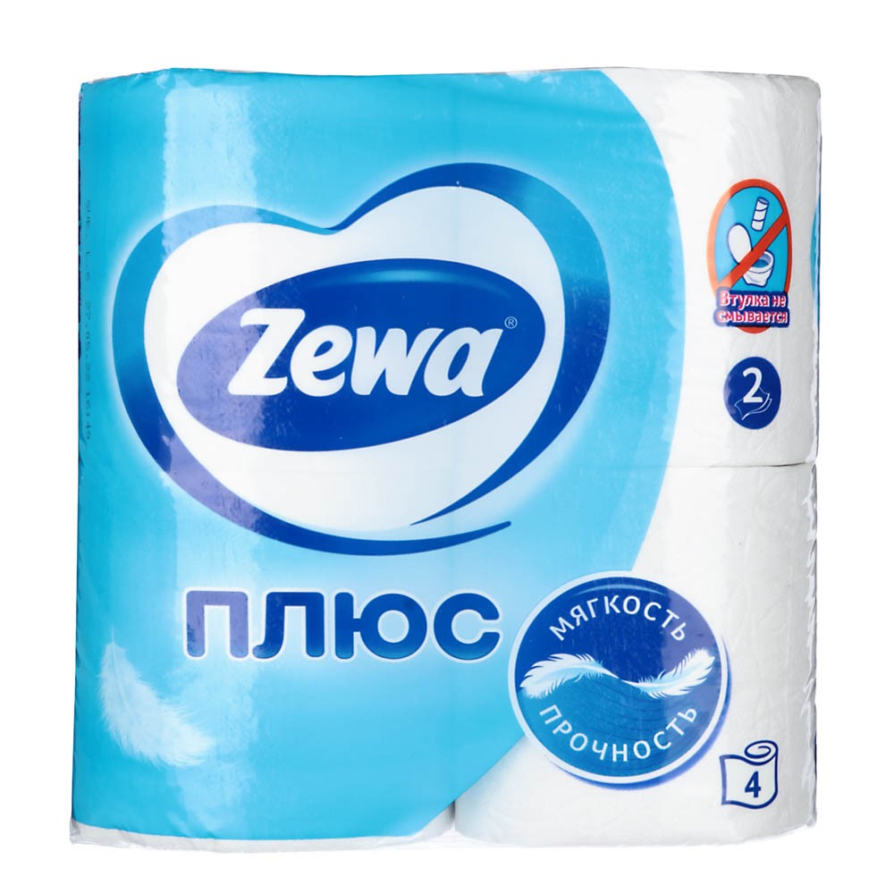 Создать мем: zewa 4 слойная туалетная бумага, туалетная бумага zewa (зева) плюс 2-х слойная белая, 12 рулонов, туалетная бумага zewa