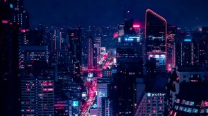 Create meme: night city Wallpapers, city at night, night city