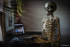Create meme: human skeleton, skeleton, skeleton in waiting