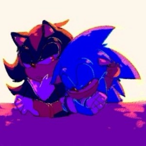 Create meme: anime, sonic, sonic and shadow