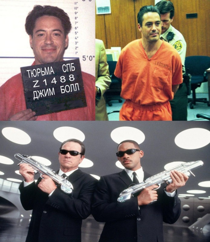 Create meme: men in black 3, Robert Downey , men in black 1997 