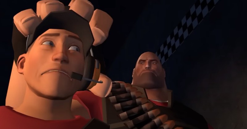 Создать мем: тф2 хеви с бустером, тим фортресс 2 пулеметчик, team fortress 2 хеви scout