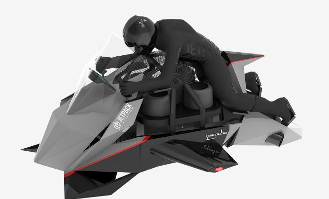 Create meme: flying motorcycle speeder, jetpack aviation flying motorcycle, jet motorcycle flying