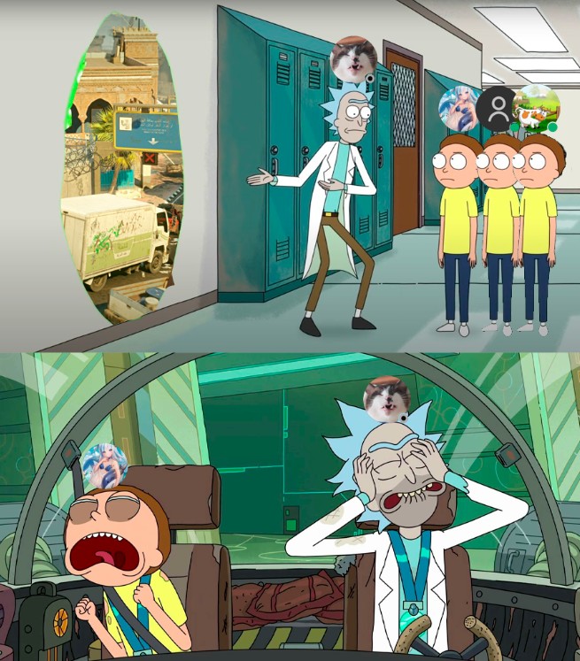 Create meme: Rick and Morty adventure, Rick and Morty adventure for 15 minutes, Rick and Morty Morty