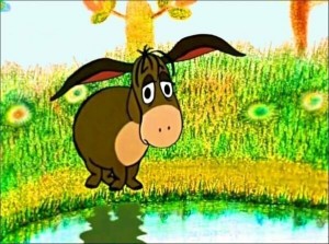 Создать мем: мультфильм винни пух ослик, винни пух мультфильм 1969 ослик, иа-иа из винни пуха