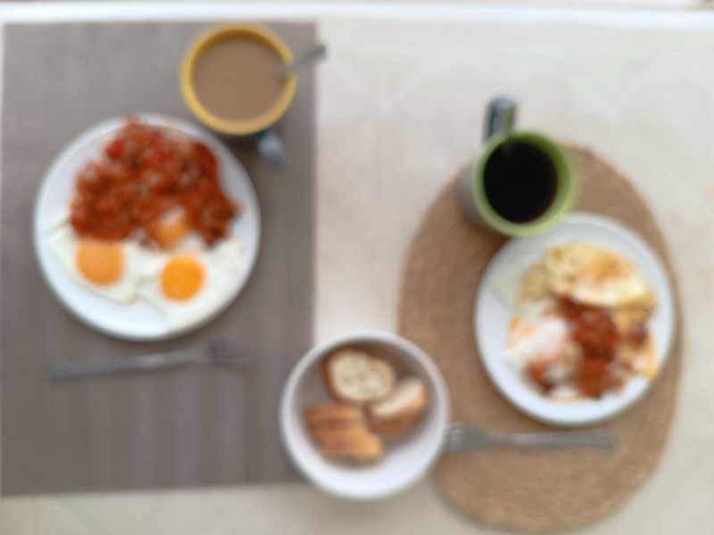 Create meme: Breakfast , american breakfast, light breakfast