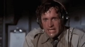 Create meme: sweaty man, sweaty pilot, sweating pilot