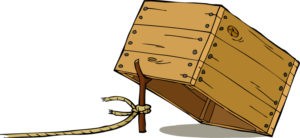 Create meme: a trap box and a stick, trap figure, box trap