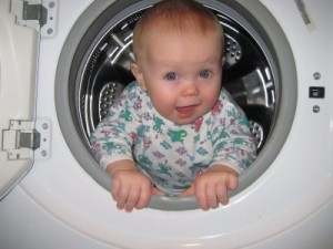 Create meme: washing machine, child