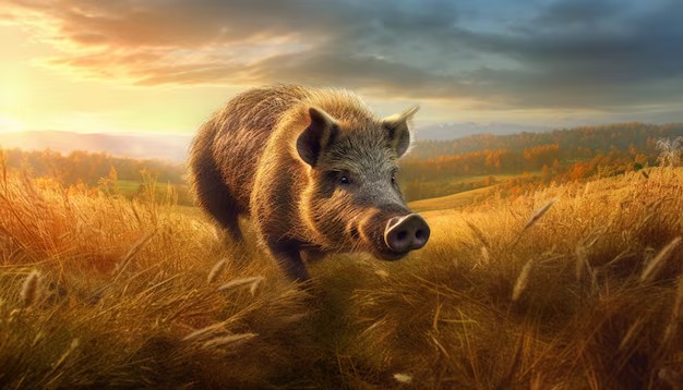 Create meme: wild boar , boar , animals 