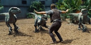 Create meme: Chris Pratt jurassic Park, Jurassic world, jurassic world velociraptor Blue