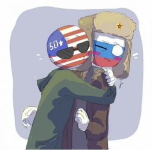 Create meme: top 15 of the country people meme, countryhumans meme, Russia and America spike