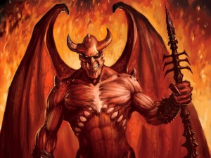 Create meme: Satan, Satan the devil, pictures of Satan and the devil