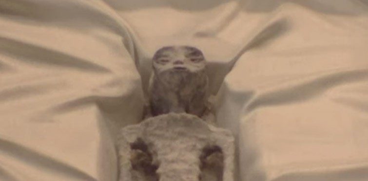 Создать мем: пришелец, покажи мумию, alien bodies