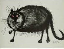 Create meme: ugly cats, cat art, illustration of a cat