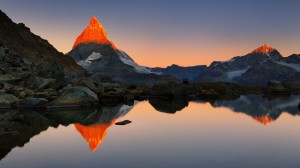 Создать мем: zermatt switzerland, riffelsee, горы