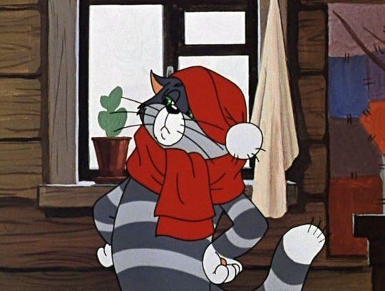 Create meme: prostokvashino cat matroskin soviet cartoon, Matroskin from Prostokvashino, Sylvester 