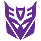 Create meme: Transformers Prime is the sign of the Decepticons, sign of the Decepticons, the little sign of the Decepticons