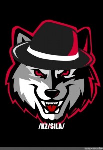 Create meme: wolf logo, team logo, to steam cool
