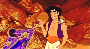 Create meme: alaaddin in sihirli lambası, Aladdin guy Ritchie poster, classic animation disney ivi.ru