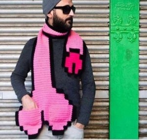 Create meme: scarf, over the shoulder, scarf