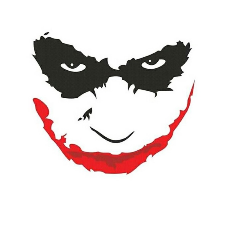 Create meme: the Joker the Joker, the joker's sign, Joker face