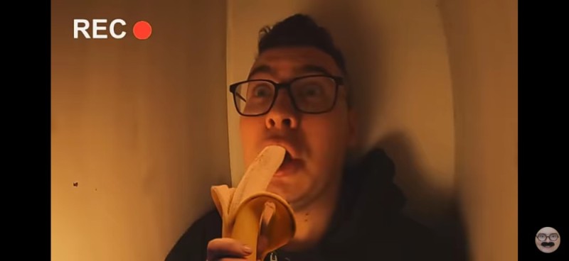 Create meme: people , girl eating a banana, the guy with the banana