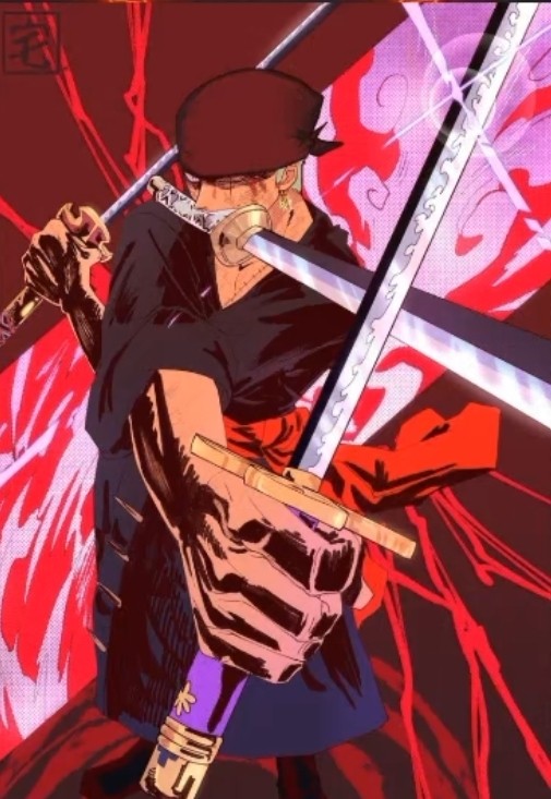 Create meme: zoro art, Zoro anime, roronoa zoro anime